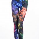 Sexy colorful print tight leggings
