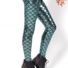 Sexy fish scale print tight leggings
