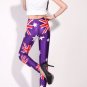 Sexy colorful union jack print tight leggings