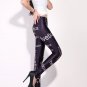 Sexy colorful letters print tight leggings
