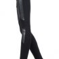 Sexy black patched tight leggings
