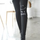 Sexy printed letters tight leggings