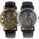 Stylish skeleton unisex watch