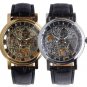 Stylish skeleton unisex watch