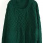 Knitted loose pullover sweater