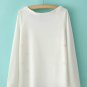 Mini elephant loose pullover sweater