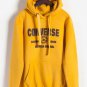 Printed letters hoodie sweater