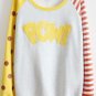 Dots and stripes loose pullover sweater