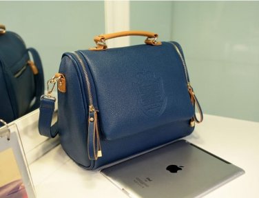 Pattern imprint stylish shoulder handbag