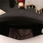 Stylish brown leather shoulder handbag