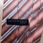 Striped Kenneth Cole New York Silk Necktie - Peach, Lavender