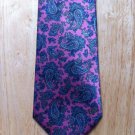 Paisley Design Beau Brummell Silk Necktie - Pink, Blue