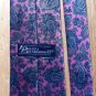 Paisley Design Beau Brummell Silk Necktie - Pink, Blue