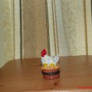 White Mothern Hen and Two Chicks Trinket Box