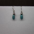 Very Nice 925 Sterling Silver Southwestern Style Turquoise Dangle Earrings