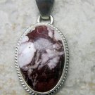 Appaloosa Wild Horse 925 Sterling Silver Southwestern Cabochon Necklace Pendant