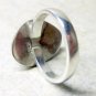 Gem Spider Web Turquoise 925 Sterling Silver Southwestern Cabochon Ring Size 7