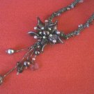 Fashion Jewelry  Classy Y Drop Necklace Purple