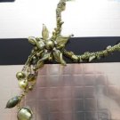 Fashion Jewelry  Classy Y Drop Necklace Green