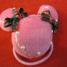 Fun Cute Girl soft Hair Band Rope Scrunchies Pearl Ponytail Holder Pink