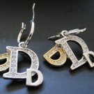 Fashion Jewelry Brilliant Elegant Crystal Rhinestones 3D Dangle Earrings