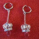 Fashion Jewelry Brilliant Elegant Crystal Rhinestones Dangle Earrings Pink