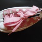 Portable Cute Shoe Shape Coin Bag Pink New Free Shipping