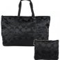 Coach Signature Large Nylon Packable weekender 2 piece set  F77316 Black