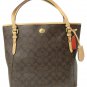 Coach Peyton Signature Zip Top Tote F28365 Brown/Tan