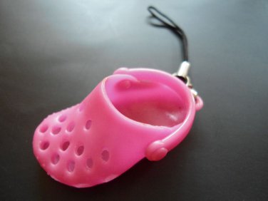 Adorable Fun Cute Crocs Classic Clogs  Cell Phone/Purse Accessory Charm Pink