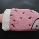 Girl Women Portable Cute Ice Cream Bag Coin Purse Case Plush Purse Handbag Pink