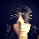 NEW HEAD CHAIN HAIR JEWELRY WOMEN BOHO FASHION HEADPIECE GIFT IDEA FREE SHIPPING