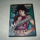 Kino Video Double Feature Edition Manslaughter And The Cheat DVD