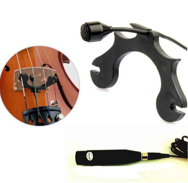 Violin Musical Capacitance Microphone for AKG Samson Wireless