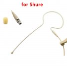 Earclip Condenser Microphone Headset Microfone for Shure Mic Wireless Transmitter XLR Mini
