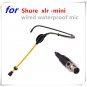 New Headset Athletic Waterproof Microphone Sport Condenser Mic for Shure Wireless System XLR Mini