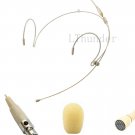 Ultralight Headset Microphone Condenser Mic for Shure Wireless System XLR Mini Detachable Cable