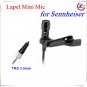Lapel Mini Microphone for Sennheiser Wireless Transmitter Condenser TRS 3.5MM
