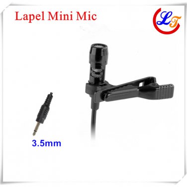 Lapel Stereo Microphone Lavalier Microfone 3.5mm for Player PC Laptop Amplifier Recording Mic