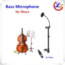 Lapel Instrument Double Bass Microphone for Shure Wireless System 205mm to 235mm Thickness XLR 3Pin