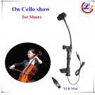 Hot Instrument Cello Microphone for Shure Wireless System with 125mm 145mm Thickness XLR Mini