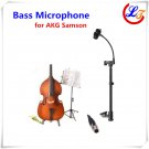 Lapel Instrument Double Bass Microphone for AKG Samson Wireless System 125mm to 145mm  XLR 3Pin