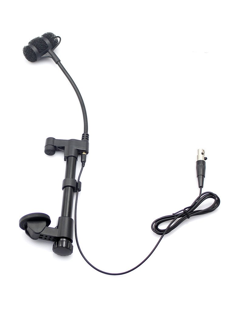 Lapel Instrument Cello Microphone for AKG Samson Wireless System 125mm