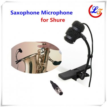 Professional Condenser Saxophone Microphone Instrument Microfone for Shure Wireless System XLR mini