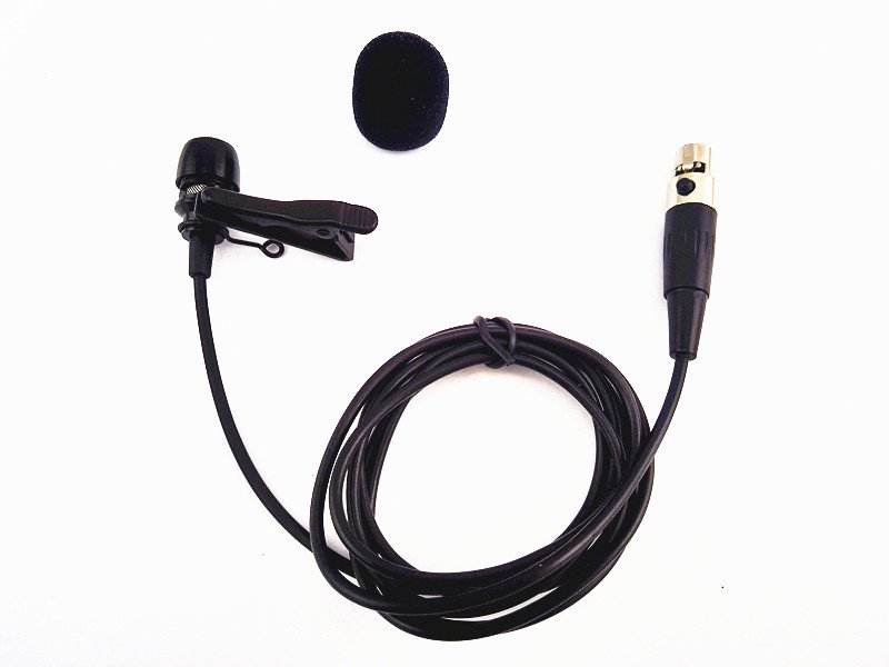 Pro Black Lapel Condenser Microphone Lavalier Microfone for Shure ...