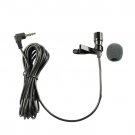 High Quality Lapel Condenser Microphone Lavalier Microfone for Driver PC 3.5mm Stereo Jack Line 1.1M