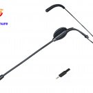 Professional Black Wired Headset  Microphone Condenser for Amplifier Speaker 3.5mm Stereo Jack