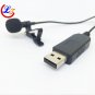 Professional Lapel Mini Condenser Microphone USB Lavalier Microfone for Computer PC Laptop
