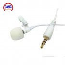 Lapel White Mobile Phone Microphone Condenser  Stereo Microfone for iPhone Samsung Most Phone