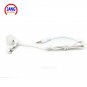 Lapel White Mobile Phone Microphone Condenser Stereo Microfone for iPhone Samsung Most Phone